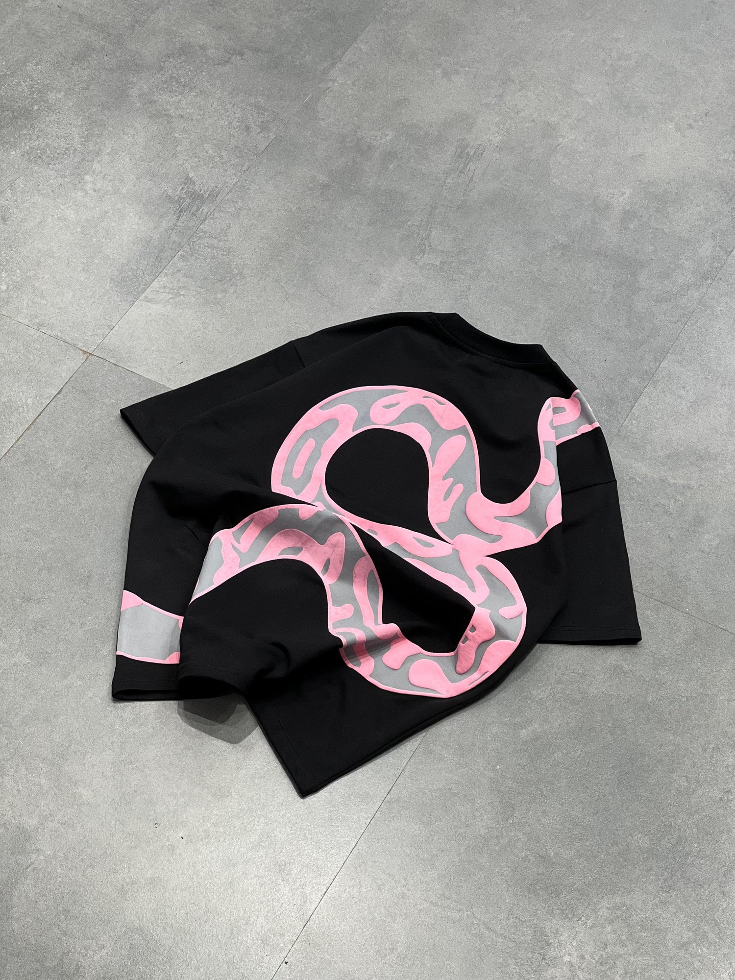 PRINTED DROP SHOULDER